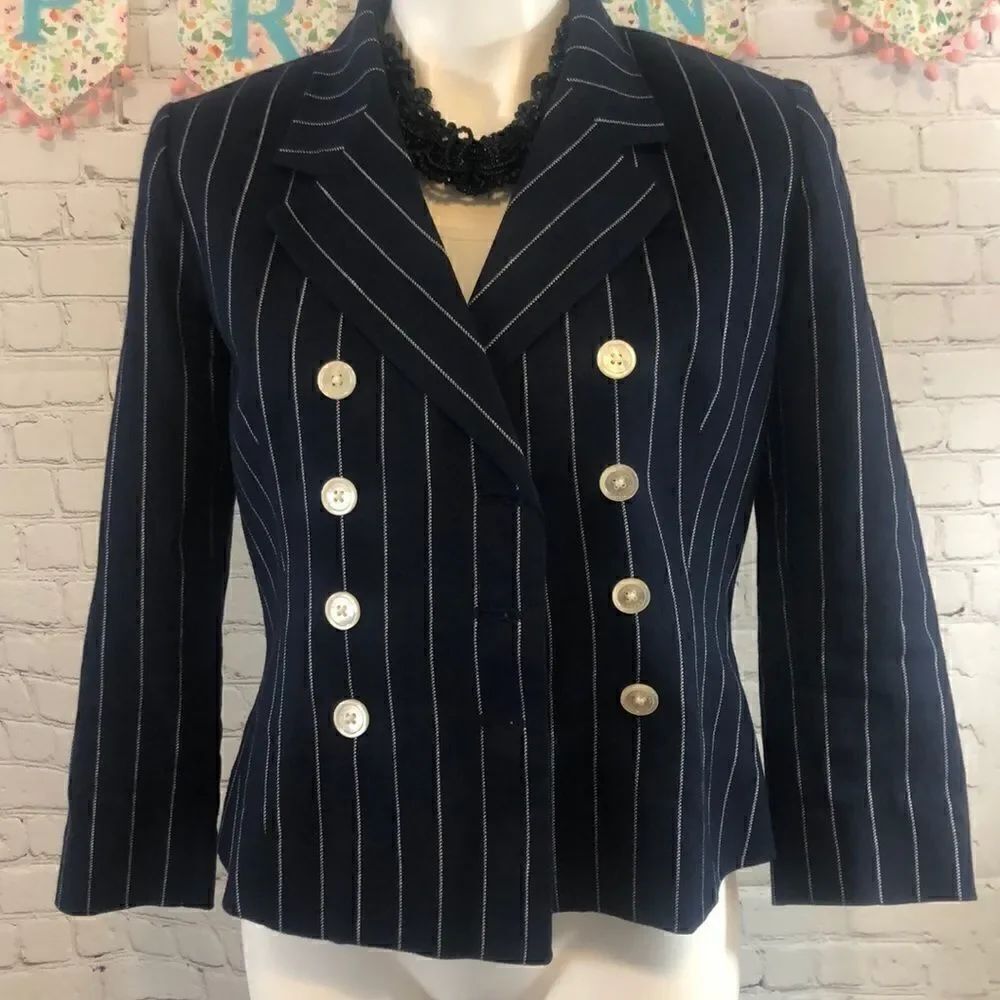 American Living double breasted blazer size 4